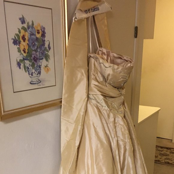 COPY - Azure Ballgown -216 $200 or $150 (covers label upgrade) - Picture 5 of 15